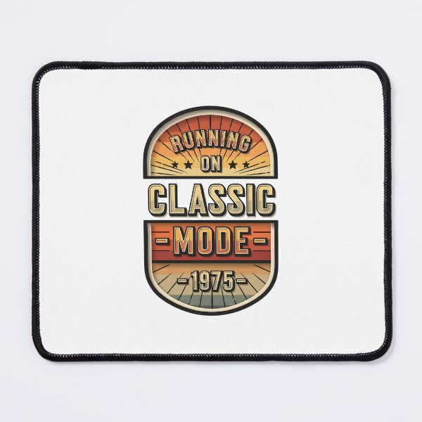 Item preview, Vintage 1975 50th Birthday Gift | Running on Classic Mode Emblem designed and sold by Egyptian king ⭐⭐⭐⭐⭐.