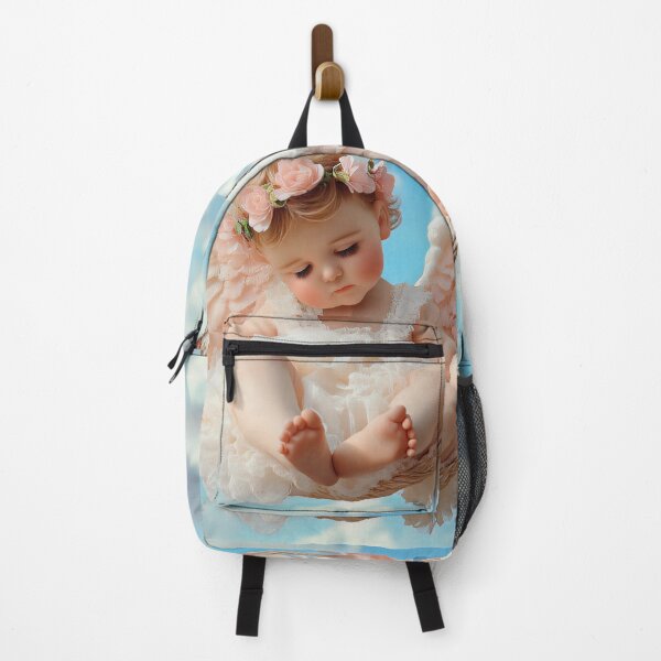 Item preview, Cherub Resting Among Roses and Clouds” designed and sold by Reina75.