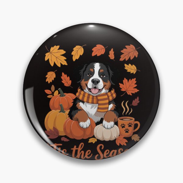 Item preview, Tis The Season Bernese Mountain Dog Fall Pumpkin Coffee designed and sold by ControlCenter.