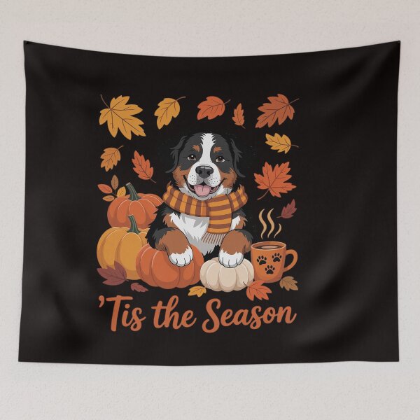 Item preview, Tis The Season Bernese Mountain Dog Fall Pumpkin Coffee designed and sold by ControlCenter.