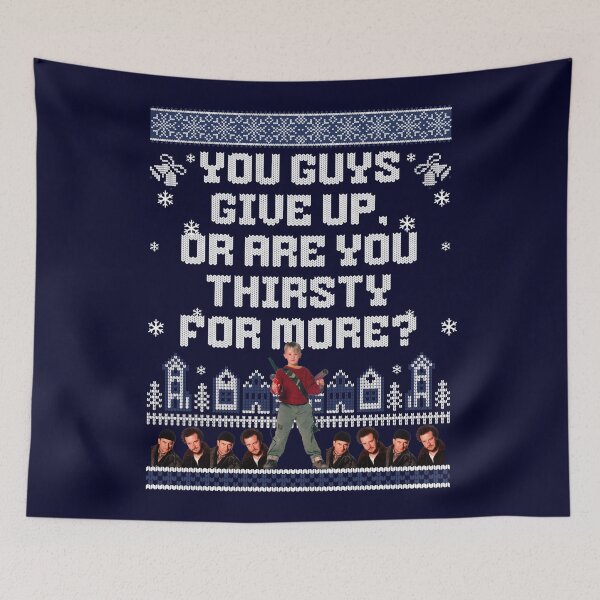 Item preview, You guys give up, or are you thirsty for more? - ugly Christmas sweater designed and sold by Primotees.