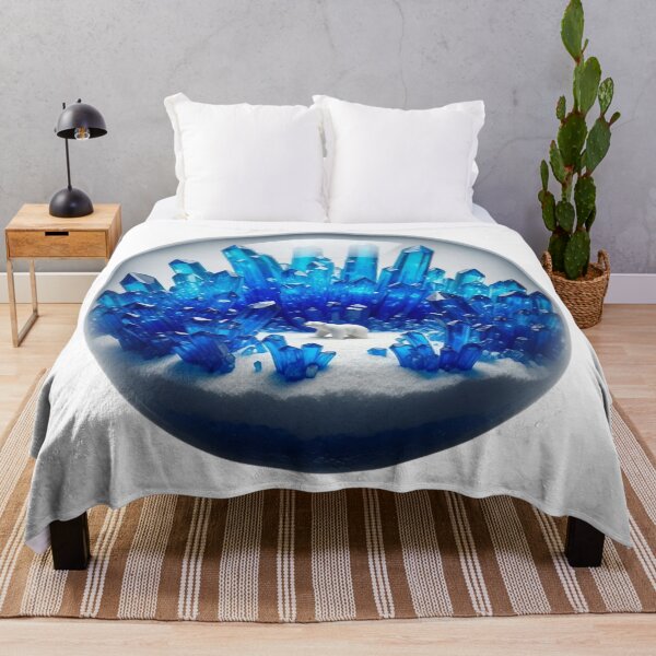 Item preview, Blue Crystal Sanctuary with Polar Bear designed and sold by AlohaGoodday.