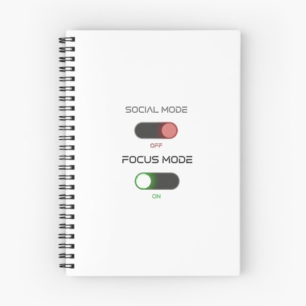 Item preview, Funny Gamer Focus Mode T-Shirt | Social Mode Disabled Toggle UI Tee designed and sold by Egyptian king ⭐⭐⭐⭐⭐.