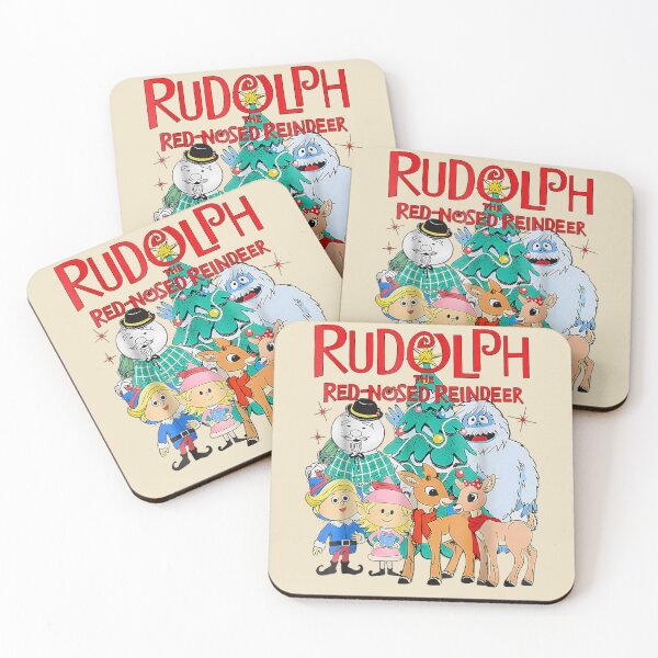Item preview, Rudolph The Red-Nosed Reindeer Classic Christmas Characters Group Art designed and sold by DogoMalulu.