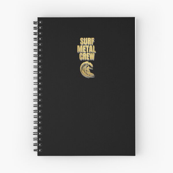 Artikelvorschau, Surf Metal Crew – Goldenes Surf-Logo & Metallische Schrift entworfen und verkauft von SeaPolar.