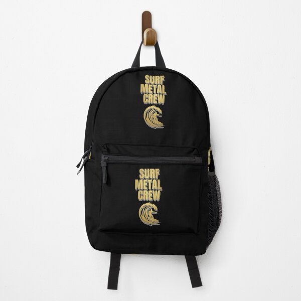 Item preview, Surf Metal Crew – Golden Surf Logo & Metallic Lettering Design designed and sold by SeaPolar.