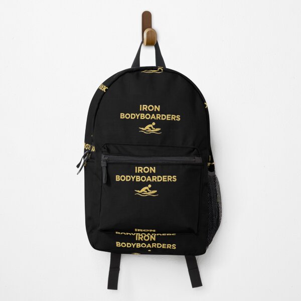 Item preview, Iron Bodyboarders – Gold Metallic Logo Design designed and sold by SeaPolar.