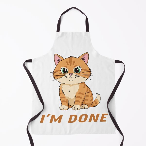 Item preview, I'M DONE: The Sad Ginger Cat That Speaks For You When Words Fail ? | Perfect for T-Shirts, Mugs & More! designed and sold by SmartDesigner-.