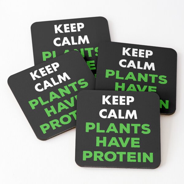 Item preview, Keep Calm Plants Have Protein - Vegan designed and sold by kalyaidriza.
