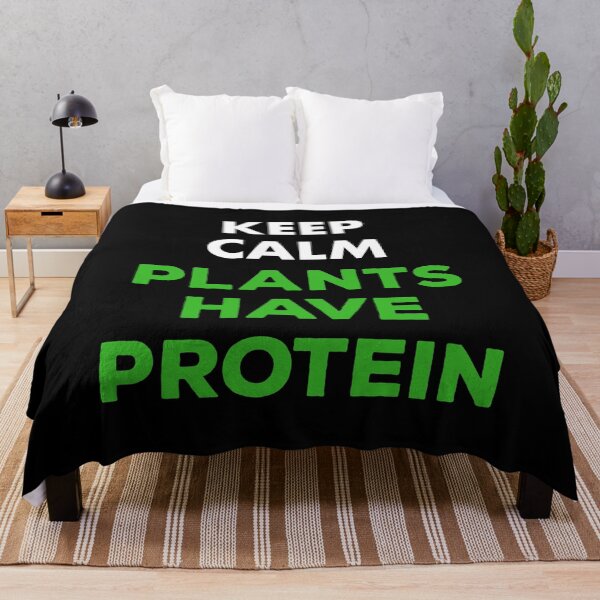 Item preview, Keep Calm Plants Have Protein - Vegan designed and sold by kalyaidriza.