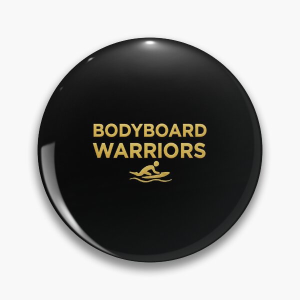 Item preview, Bodyboard Warriors – Gold Emblem Design designed and sold by SeaPolar.
