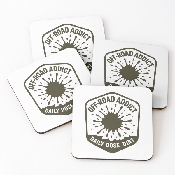 Item preview, Off-Road Addict – Daily Dose Dirt Badge designed and sold by SnappyPNG.