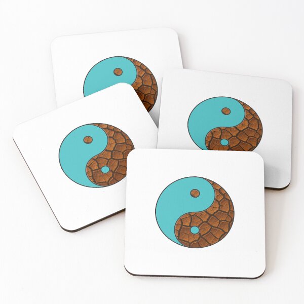 Item preview, Aqua & Earth Yin Yang • Balanced Elements Design designed and sold by mickkelly68.