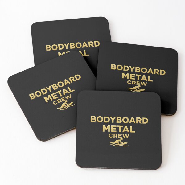Item preview, Bodyboard Metal Crew – Golden Wave Warrior Design designed and sold by SeaPolar.
