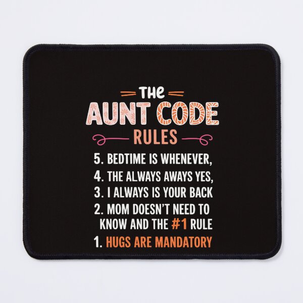 Item preview, The Aunt Code aunt lover auntie designed and sold by RatCurry.