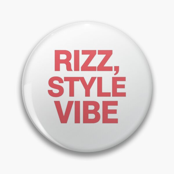 Item preview, Bold Rizz Style Vibe Typography designed and sold by Viral Trends Merch.