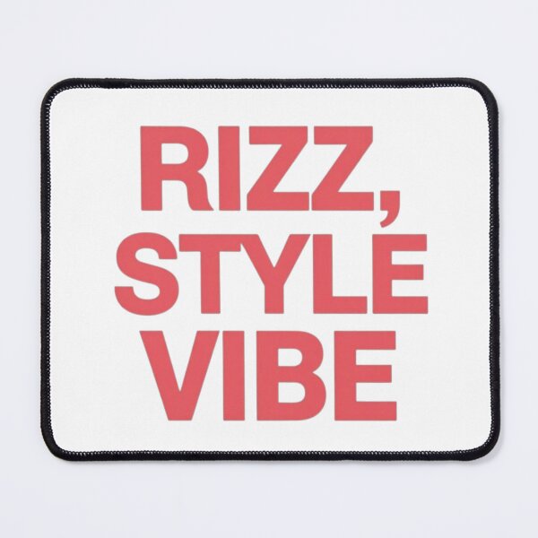 Item preview, Bold Rizz Style Vibe Typography designed and sold by Viral Trends Merch.