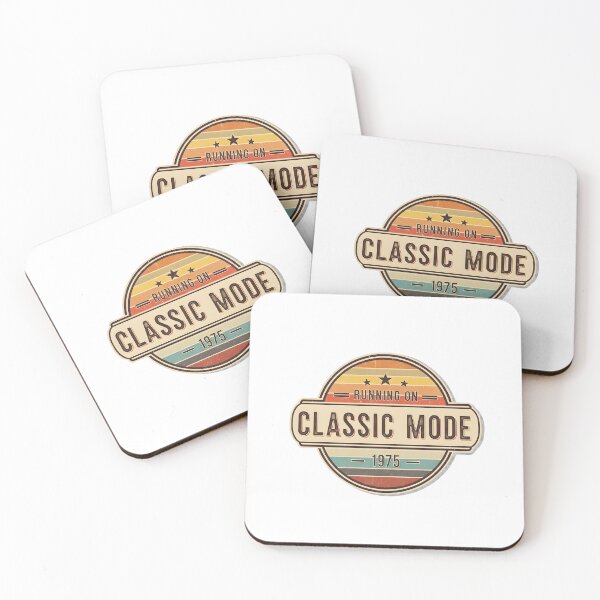 Item preview, Vintage 1975 50th Birthday Gift | Running on Classic Mode Emblem designed and sold by Egyptian king ⭐⭐⭐⭐⭐.