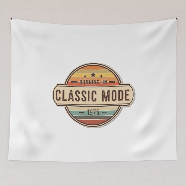 Item preview, Vintage 1975 50th Birthday Gift | Running on Classic Mode Emblem designed and sold by Egyptian king ⭐⭐⭐⭐⭐.