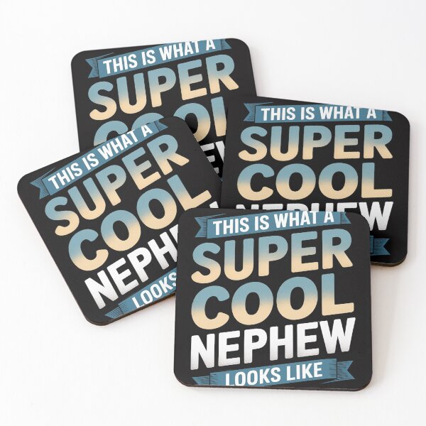 Item preview, Super Cool Nephew Quote Gift from Uncle or Aunt designed and sold by OlafLica.