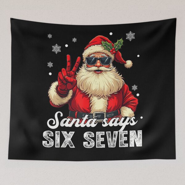 Item preview, Holiday Retro Six Santa Happy Santa Bruh Claus Seven Says designed and sold by ChadnoSmith.