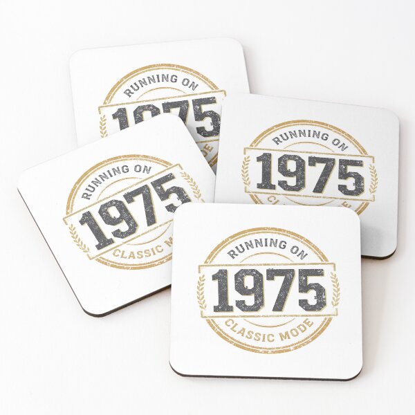 Item preview, Copy of Vintage 1975 50th Birthday Gift | Running on Classic Mode Emblem designed and sold by Egyptian king ⭐⭐⭐⭐⭐.
