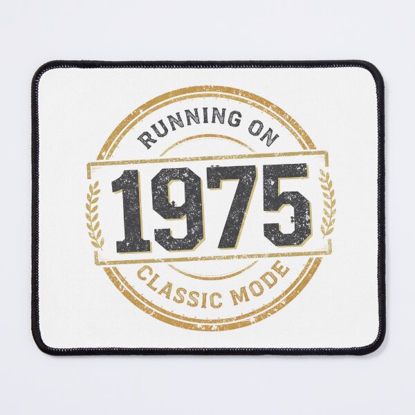 Item preview, Copy of Vintage 1975 50th Birthday Gift | Running on Classic Mode Emblem designed and sold by Egyptian king ⭐⭐⭐⭐⭐.