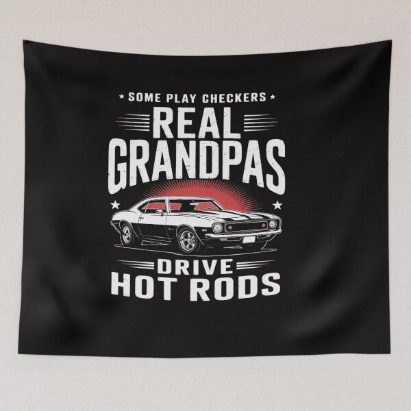 Item preview, Some Grandpas Play Checkers , Cars, Racing designed and sold by OlafLica.