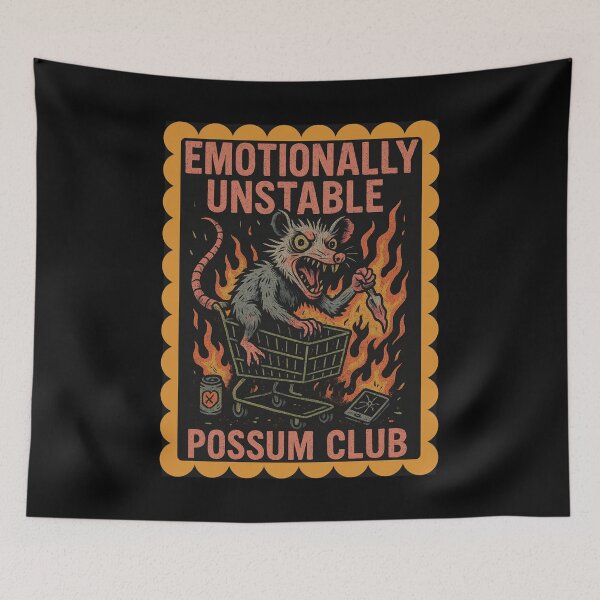 Item preview, Emotionally Unstable Possum Club designed and sold by pUNKnown.