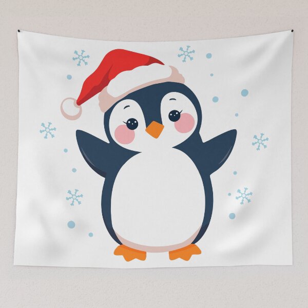 Item preview, Cute Penguin – Cozy Winter Holiday Design designed and sold by LitaBarc.