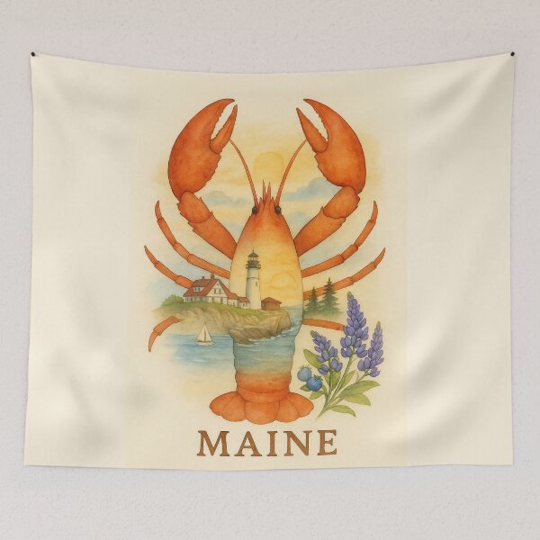 Item preview, Maine designed and sold by Dream Whimspirations.