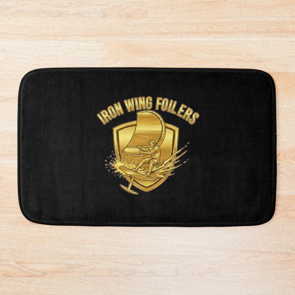 Item preview, Iron Wing Foilers – Golden Wingfoil Logo designed and sold by SeaPolar.
