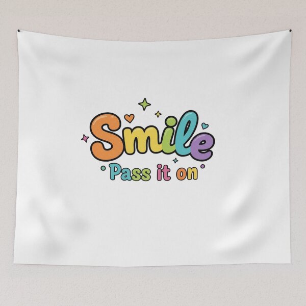 Item preview, Smile, pass it on, positive vibes, funnyfits70, Humor, Funny, retro, vintages, funny quotes, animal humor, designed and sold by FunnyFits70.