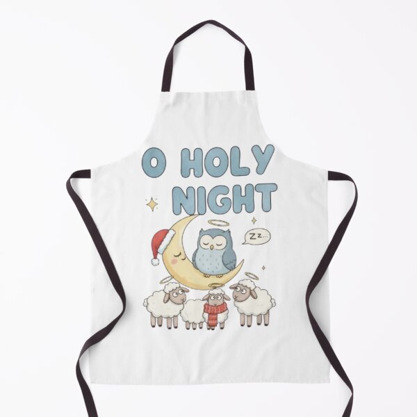 Item preview, ****O Holy Night ❤ Jesus Angel OWL on Moon ! Christmas cap a  Star ⭐Christmas Design designed and sold by WorthyByDwethi.