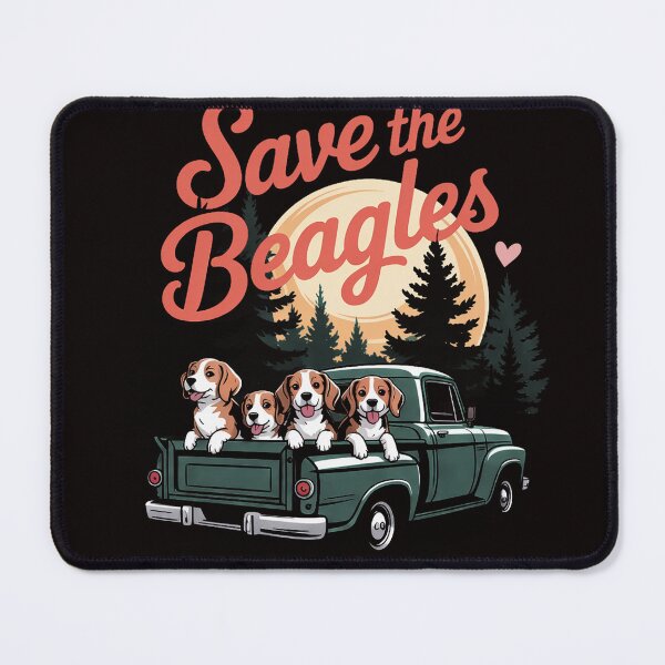 Item preview, Save The Beagles End Animal Abuse Dog designed and sold by LapFemile.
