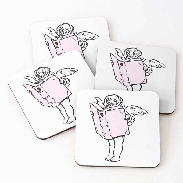 Item preview, vintage cupid reading designed and sold by laribot.
