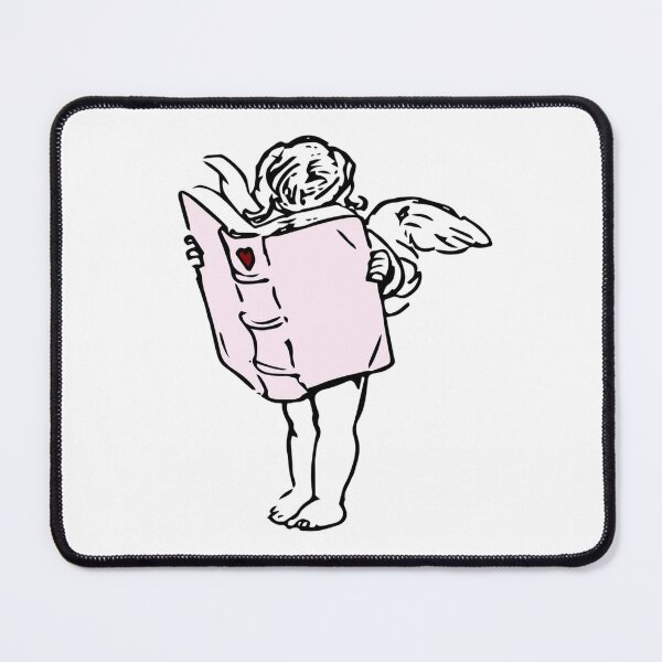 Item preview, vintage cupid reading designed and sold by laribot.