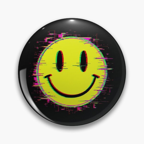 Artikelvorschau, Glitchy Retro Smiley Face entworfen und verkauft von Don'R.