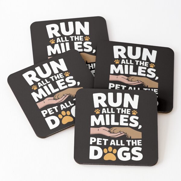 Item preview, Run All The Miles Pet All The Dogs Marathon Running designed and sold by LapFemile.