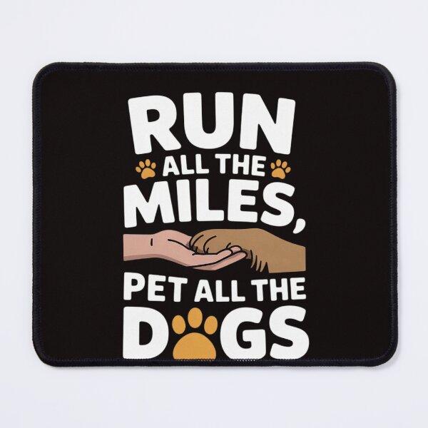 Item preview, Run All The Miles Pet All The Dogs Marathon Running designed and sold by LapFemile.