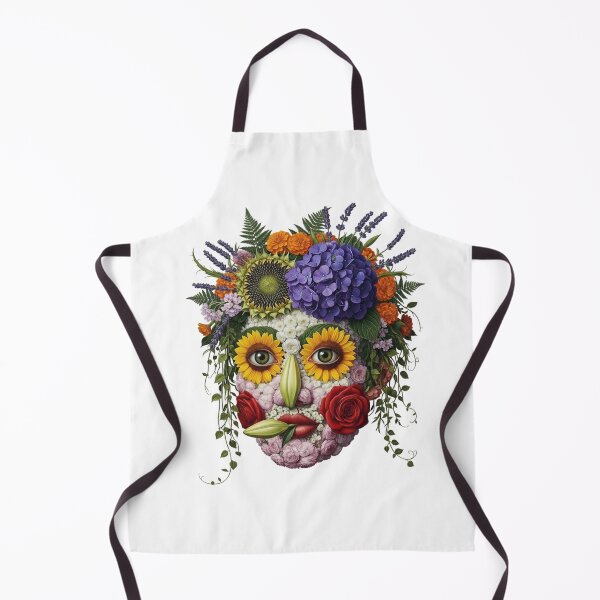 Item preview, Botanical Fusion Portrait – Face Made of Flowers designed and sold by AlohaGoodday.