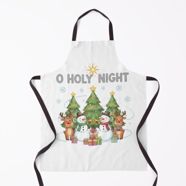 Item preview, ****O Holy Night ❤ With Gifts Snowmen and Reindeers greetings on Christmas ⭐Christmas Design designed and sold by WorthyByDwethi.