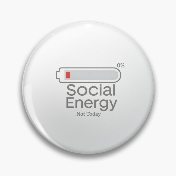 Item preview, Not Today Social Energy 0% T-Shirt | Funny Introvert Humor Minimalist Tee designed and sold by Egyptian king ⭐⭐⭐⭐⭐.