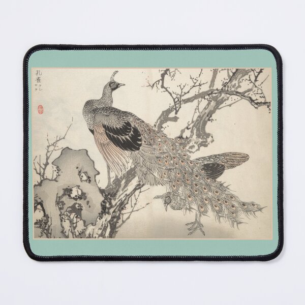 Item preview, Kōno Bairei: Peacocks designed and sold by Tridentulus.