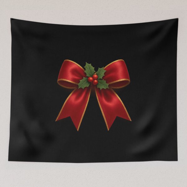 Item preview, Christmas Holly Berry Ribbon designed and sold by CraftedHome.