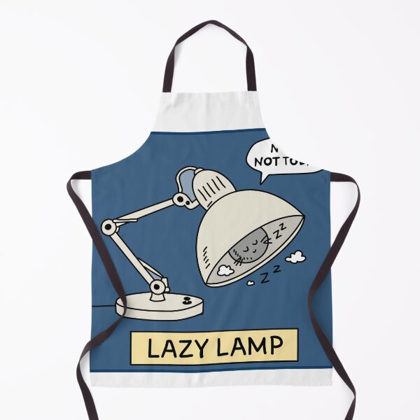 Item preview, Lazy Lamp – Funny Sleepy Desk Lamp Comic for Lazy Mood Lovers designed and sold by Popstudio85.