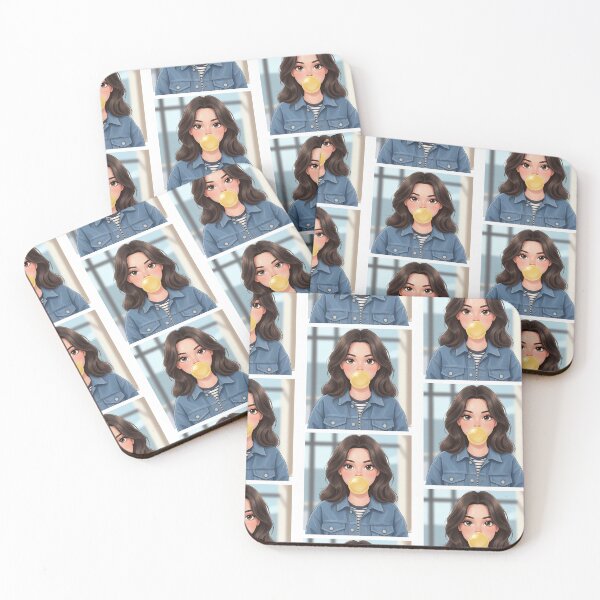 Item preview, Trendy Teen with Bubble Gum Art designed and sold by CraftyAyah.