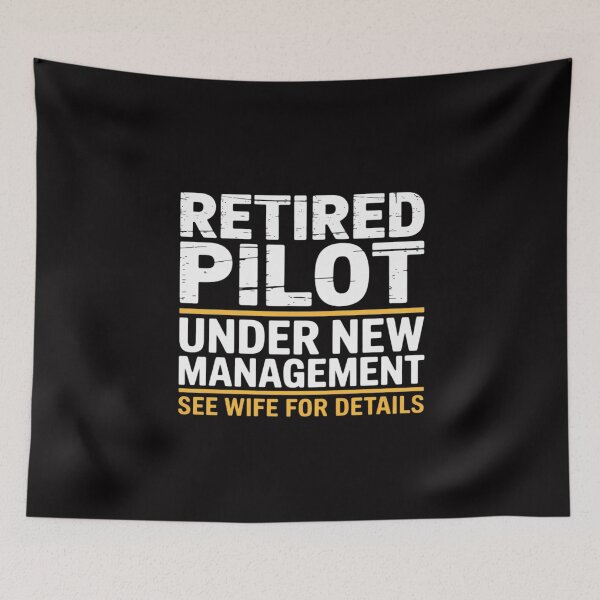 Item preview, Retirement Pilot Men Dad Retiring Party Humor designed and sold by MuteElevent.