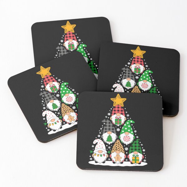 Item preview, Christmas Gnome Tree – Buffalo Plaid Holiday Design designed and sold by ThreadAlchemys.