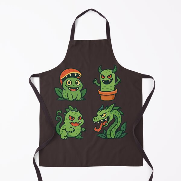 Item preview, Cute Monster Plants & Creatures Sticker Set – Green Fantasy Beasts designed and sold by Sksticker991.